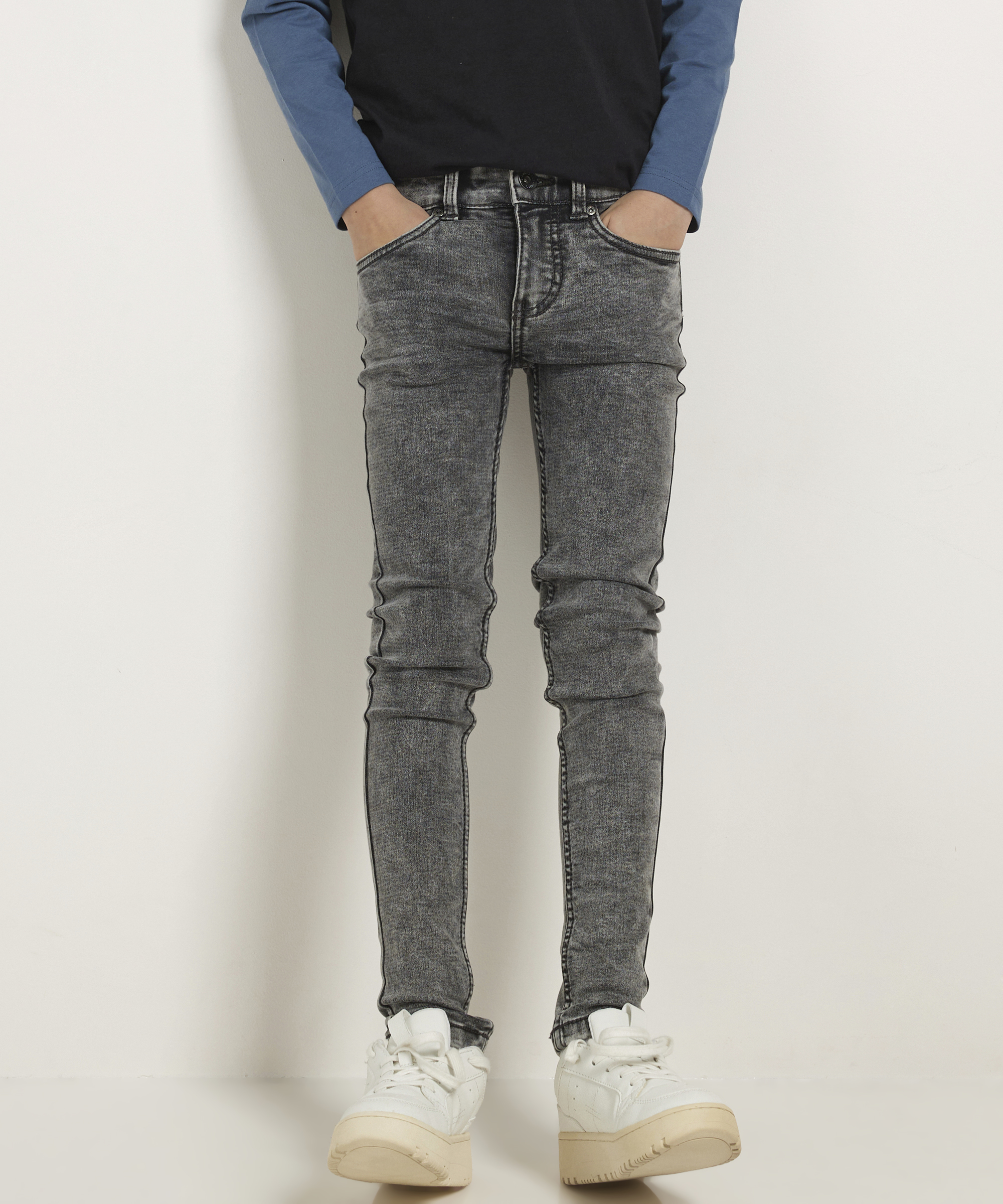 super skinny fit jogg jeans - grijs