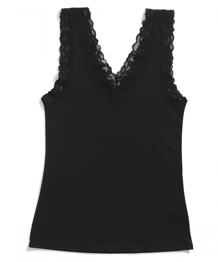 Dames singlet met discount kant