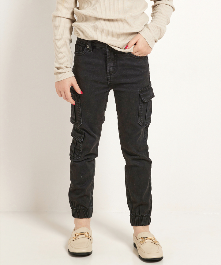 stretch twill cargo broek