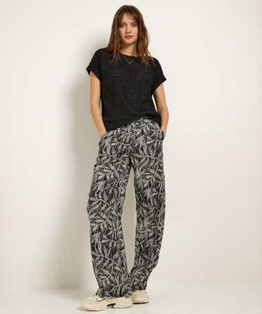 wide fit broek viscose