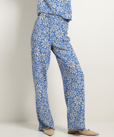 wide fit broek all-over print