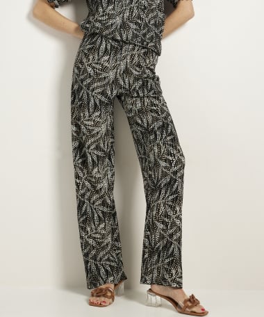 wide fit broek all-over print