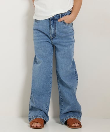 basic wide fit stretch jeans