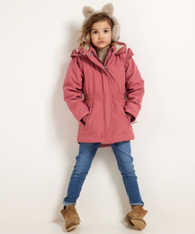 softshell parka jas roze