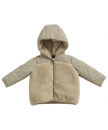 gestepte teddy jas unisex