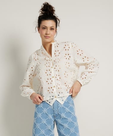 broderie blouse