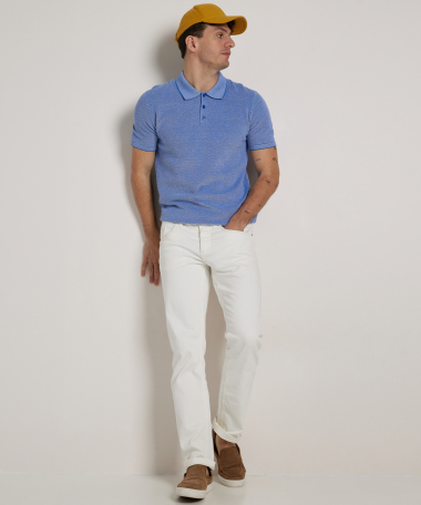 gebreide polo oxford