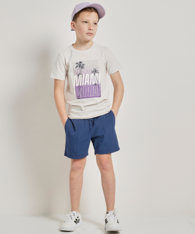 t-shirt met miami frontprint