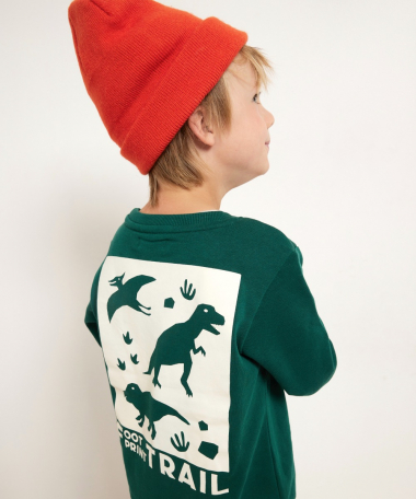 trui met dino backprint