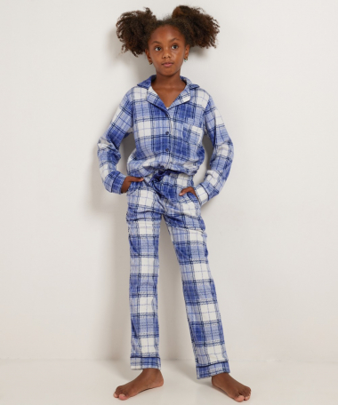 zachte flanel pyjama set