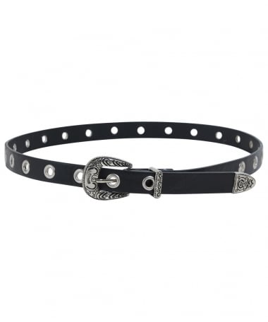 eyelets riem met western gesp